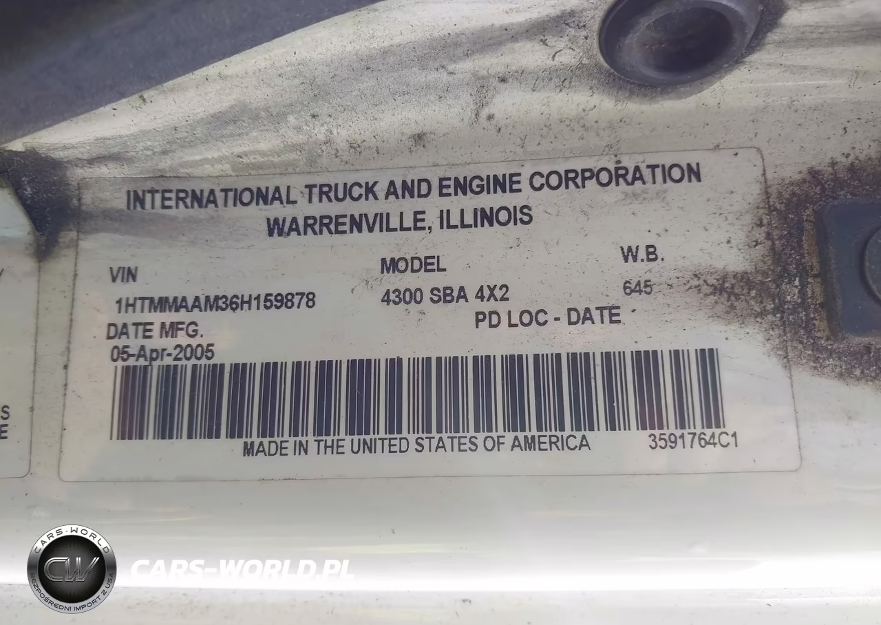 2006 International 4000 4300 VIN:1HTMMAAM36H159878 - 8