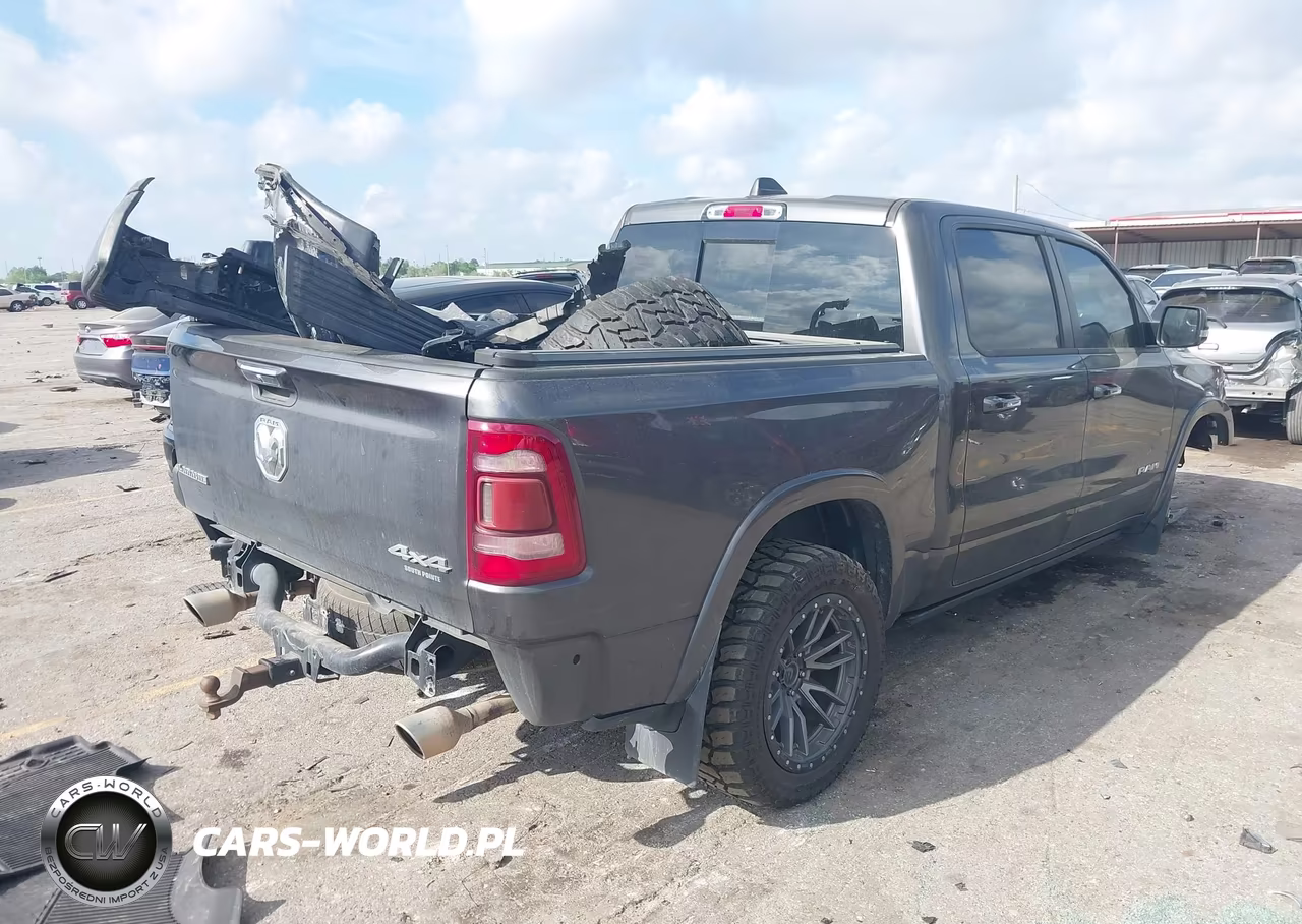 2021 Ram 1500 Laramie 4X4 5'7 Box VIN:1C6SRFJT3MN638625 - 4
