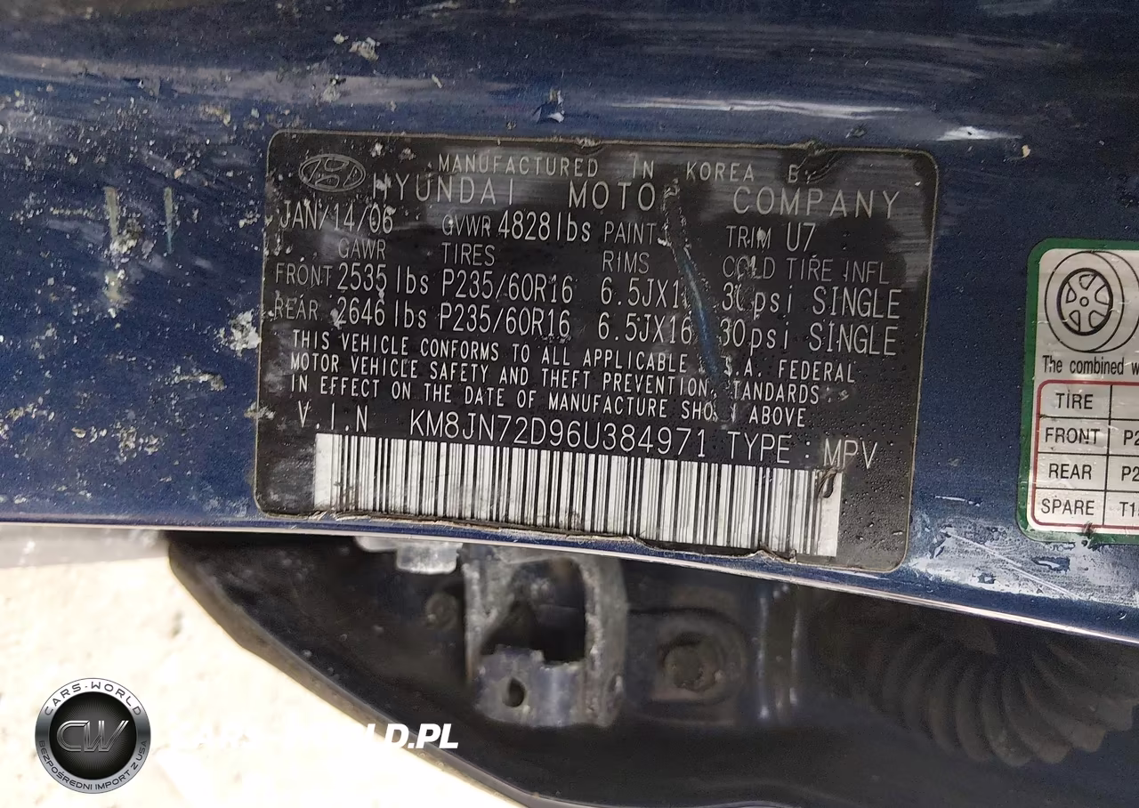 2006 Hyundai Tucson Gls-Limited VIN:KM8JN72D96U384971 - 9