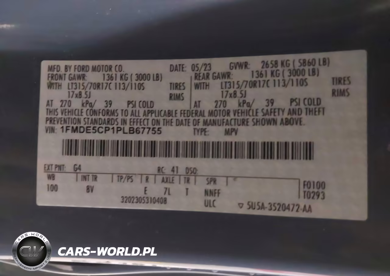 2023 Ford Bronco Badlands VIN:1FMDE5CP1PLB67755 - 9