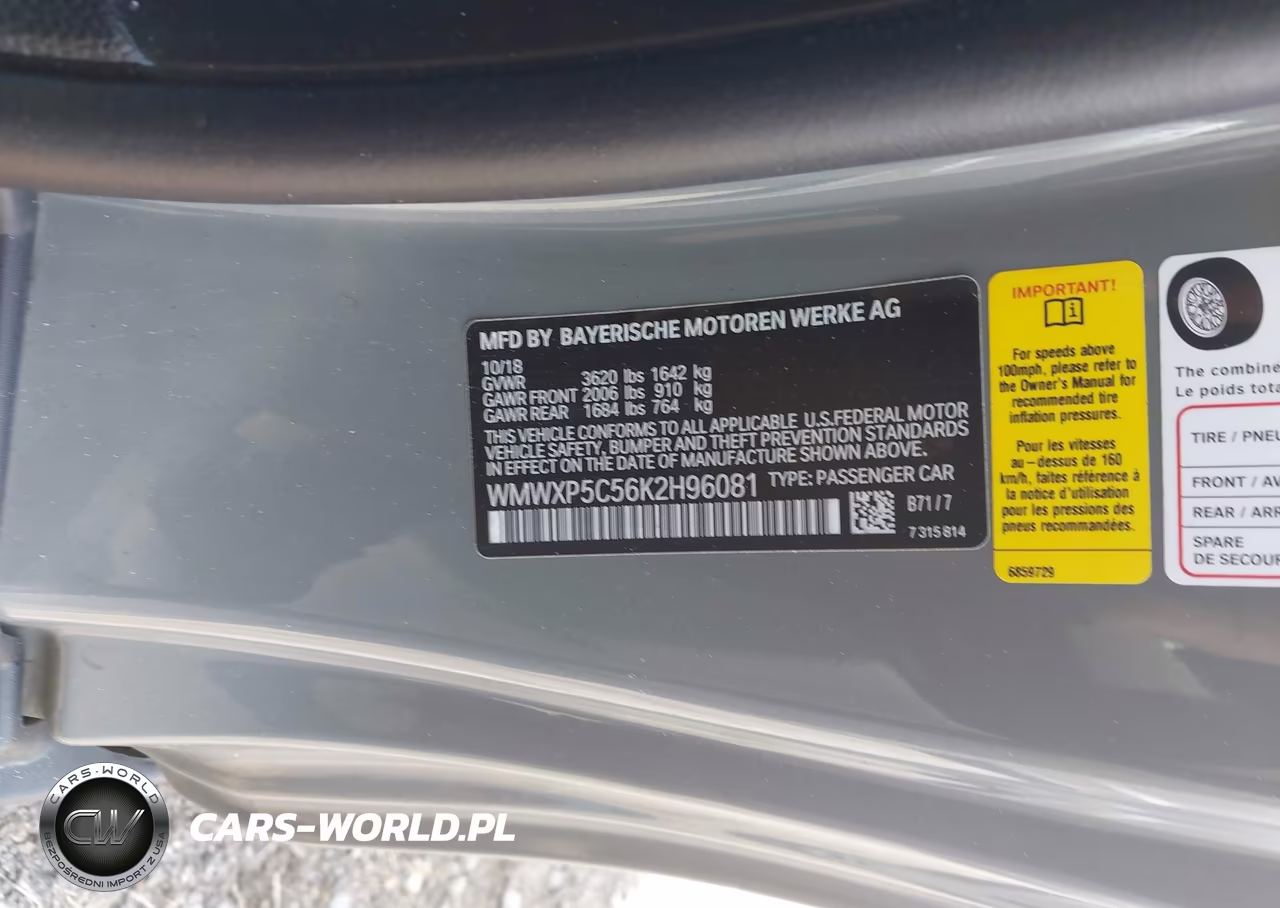 2019 Mini Hardtop Cooper VIN:WMWXP5C56K2H96081 - 9