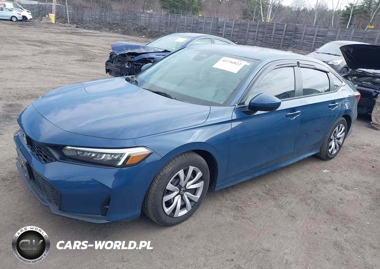 2026 Honda Civic Lx VIN:2HGFE2F20TH529322 - 2