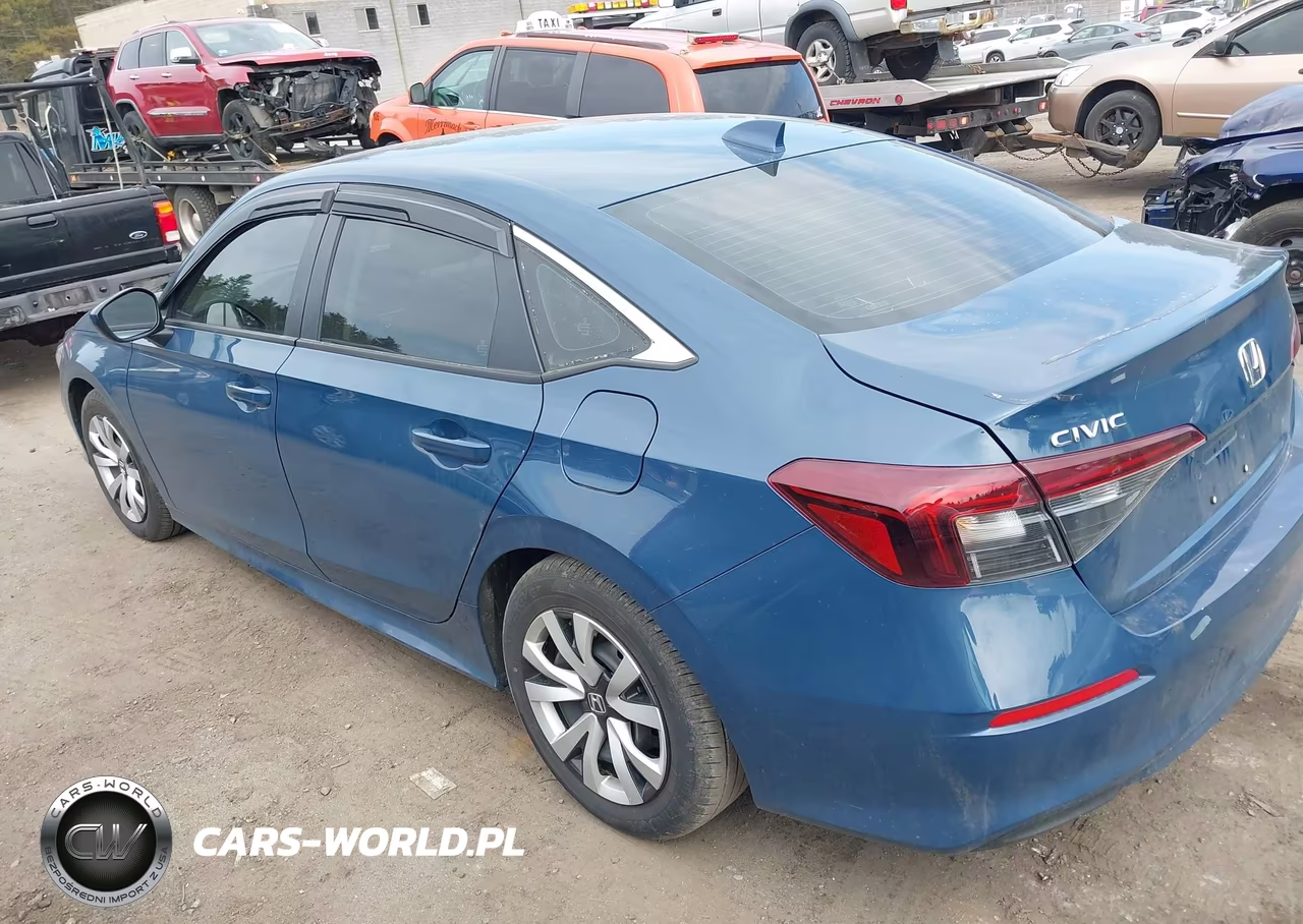 2026 Honda Civic Lx VIN:2HGFE2F20TH529322 - 3