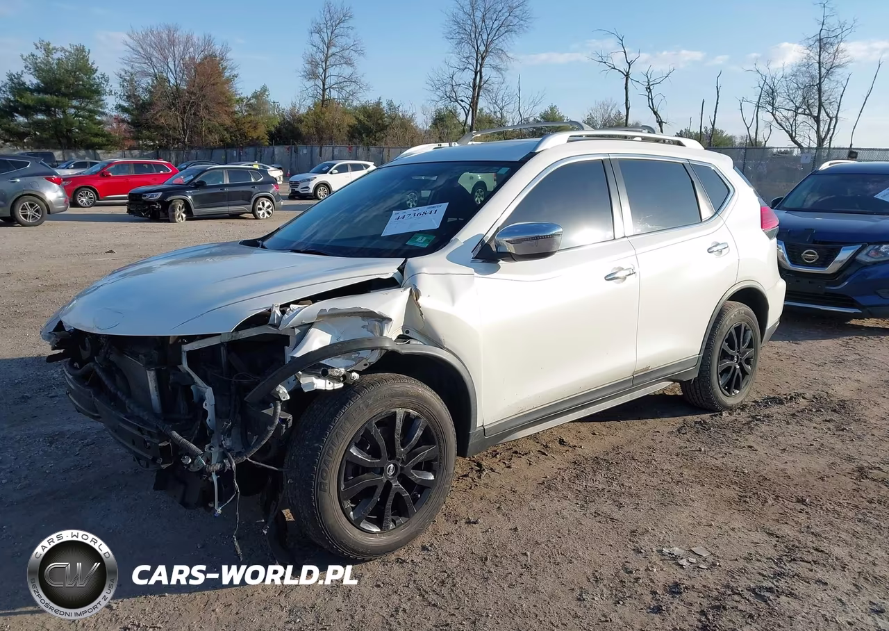 2017 Nissan Rogue Sv VIN:KNMAT2MT9HP519921 - 2