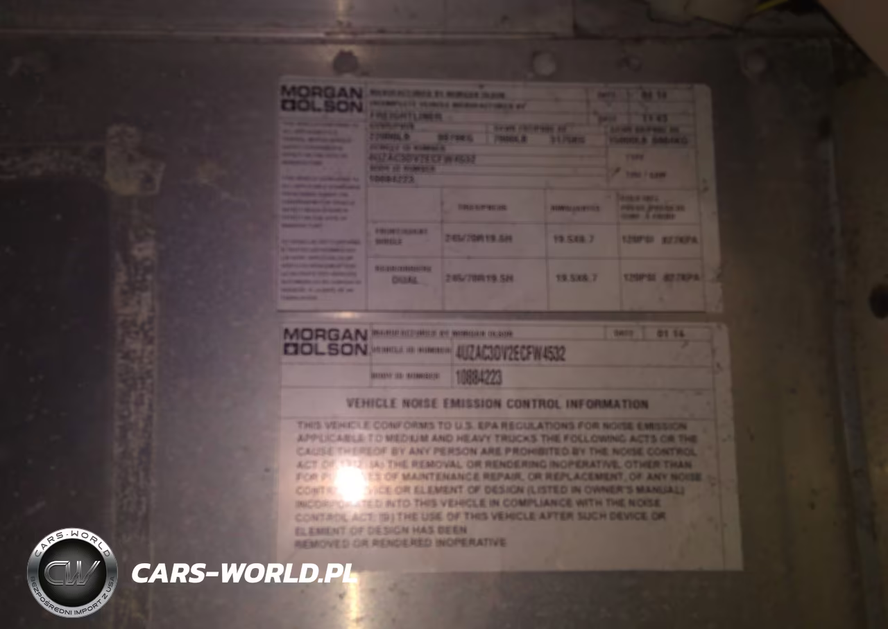 2014 Freightliner Chassis M Line Walk-In Van VIN:4UZAC3DV2ECFW4532 - 9