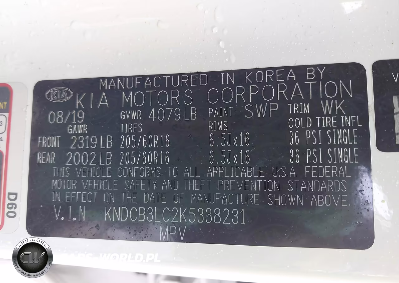 2019 Kia Niro Fe VIN:KNDCB3LC2K5338231 - 9