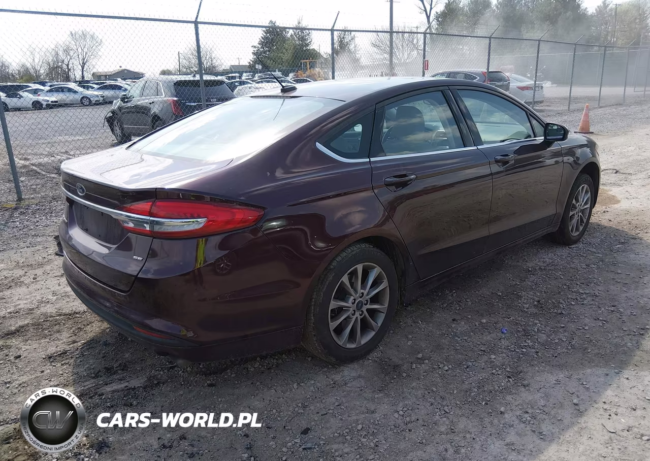 2017 Ford Fusion Se VIN:3FA6P0H7XHR204684 - 4