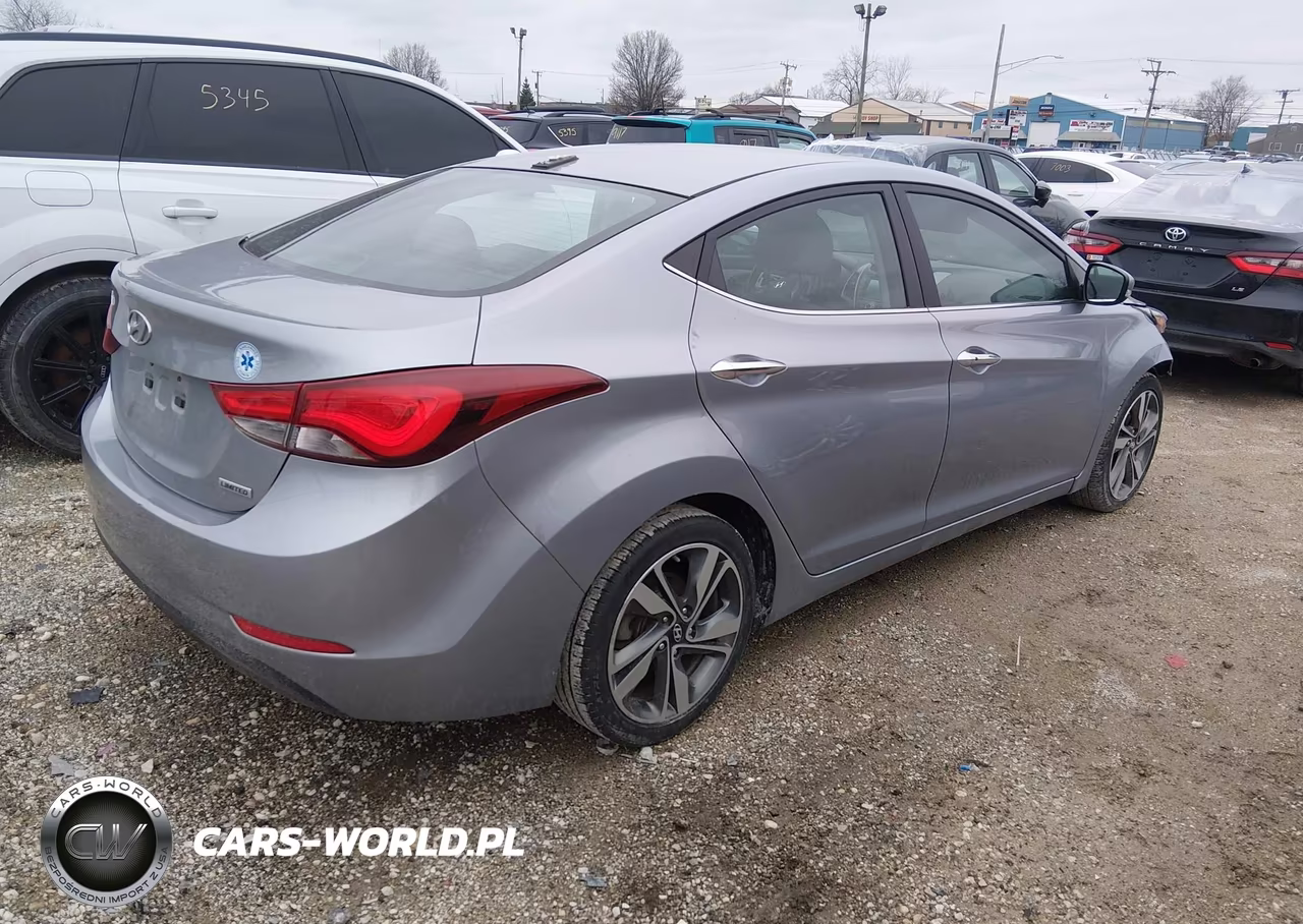 2015 Hyundai Elantra Limited VIN:5NPDH4AE5FH616039 - 4