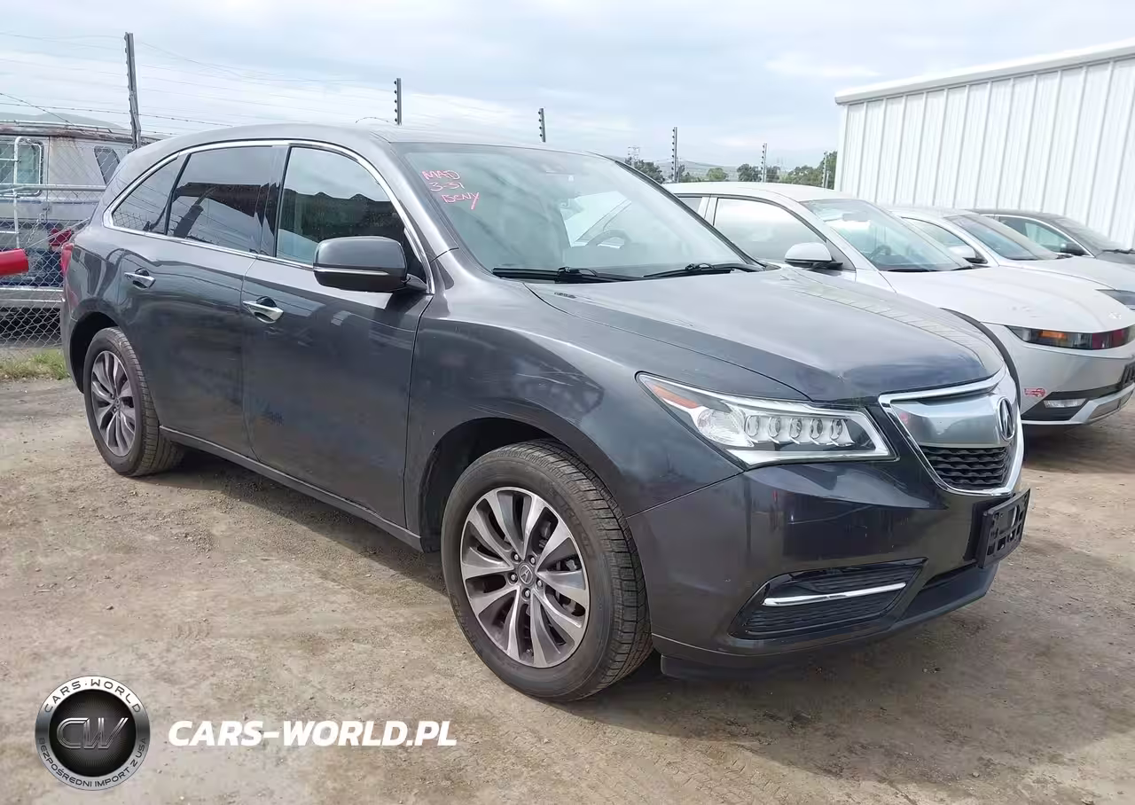 2015 Acura Mdx Technology Package