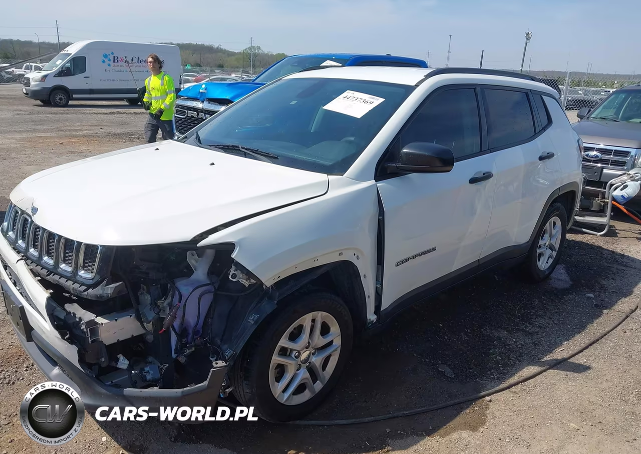 2018 Jeep Compass Sport Fwd VIN:3C4NJCAB0JT123113 - 2