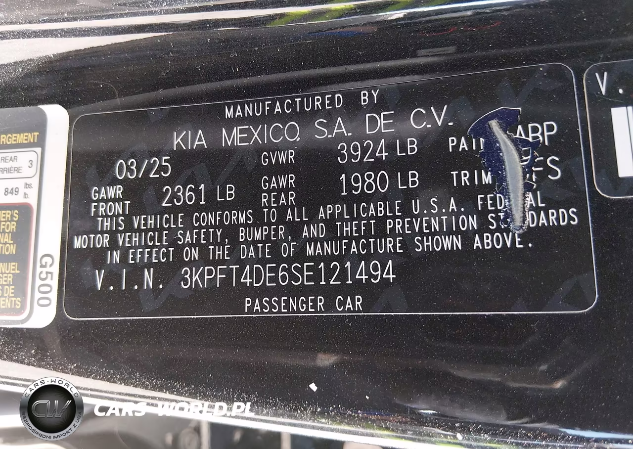 2025 Kia K4 Lxs VIN:3KPFT4DE6SE121494 - 9