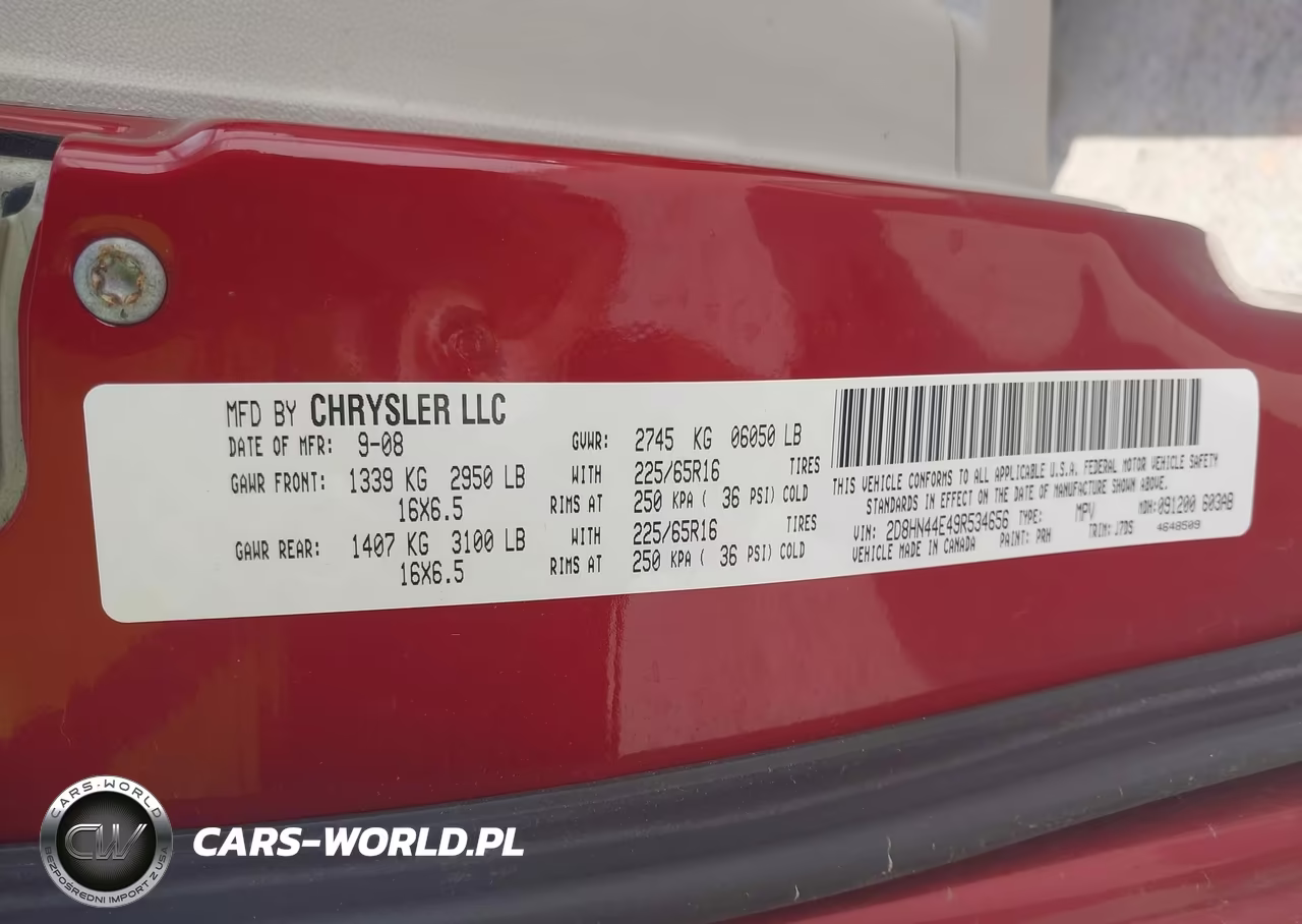 2009 Dodge Grand Caravan Se VIN:2D8HN44E49R534656 - 9