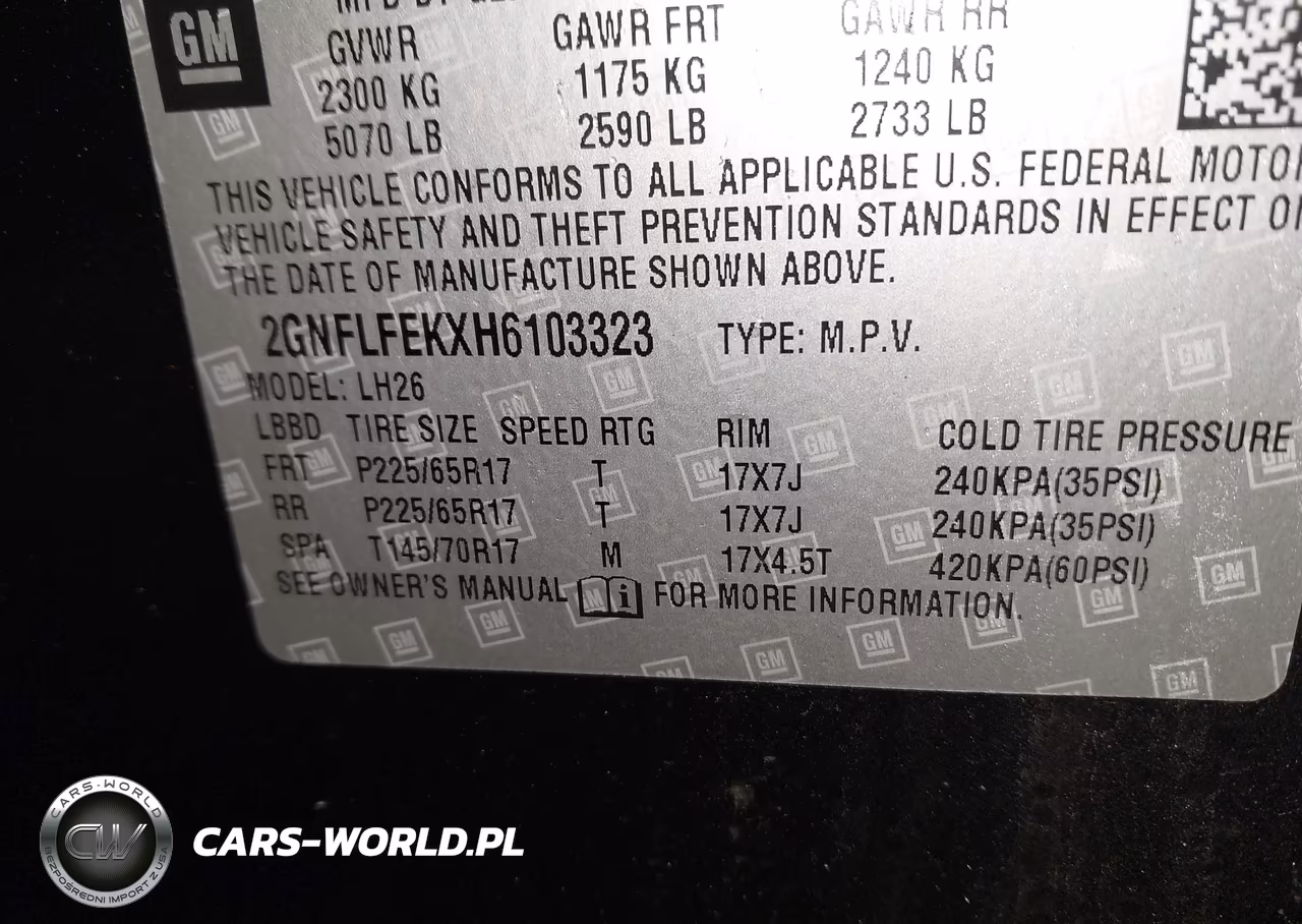 2017 Chevrolet Equinox Lt VIN:2GNFLFEKXH6103323 - 9