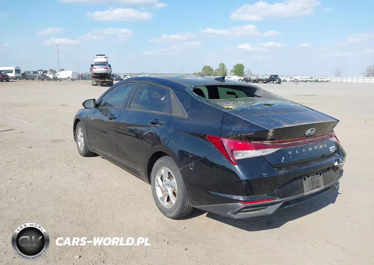 2021 Hyundai Elantra Se VIN:KMHLL4AG1MU124599 - 3