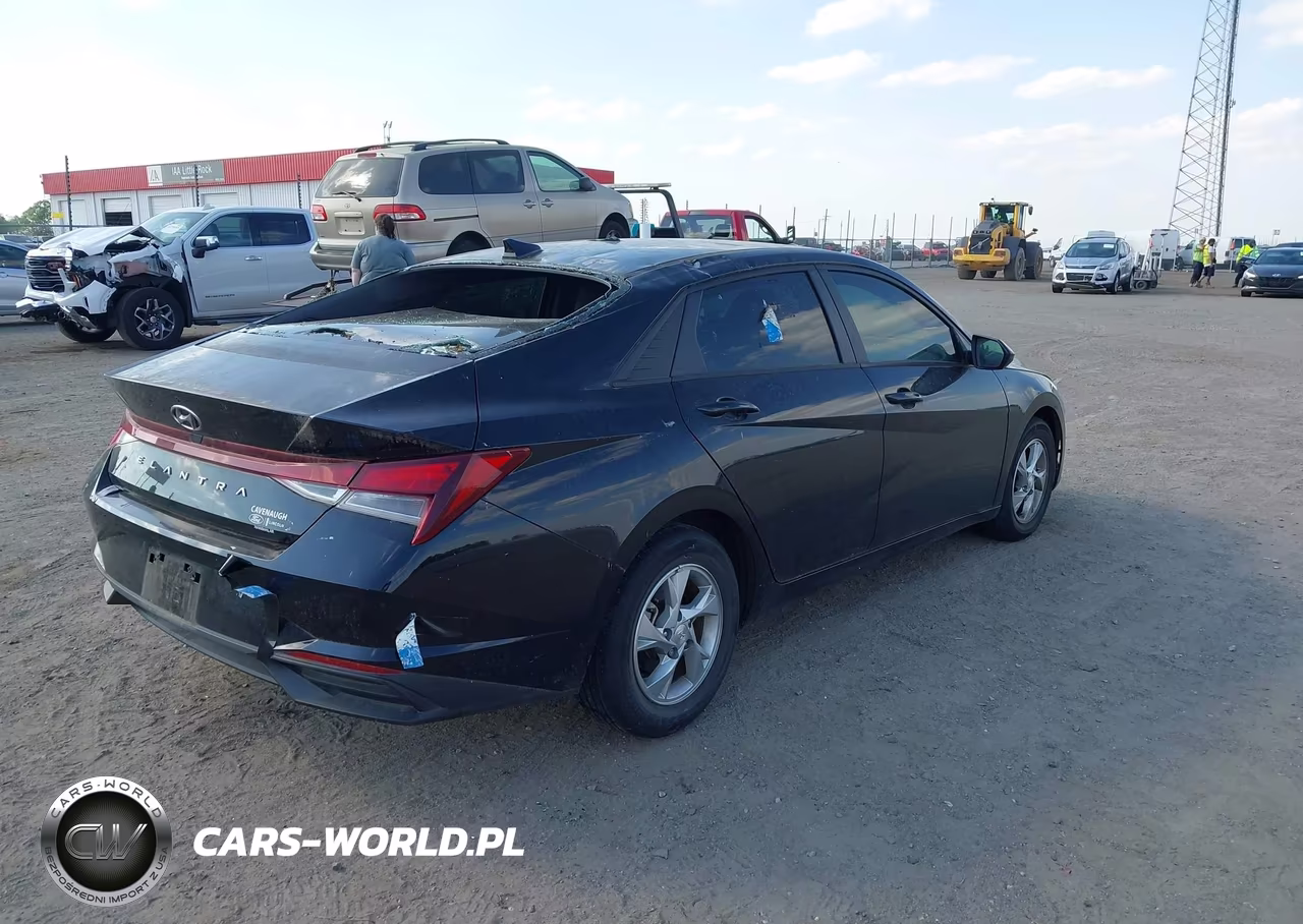 2021 Hyundai Elantra Se VIN:KMHLL4AG1MU124599 - 4
