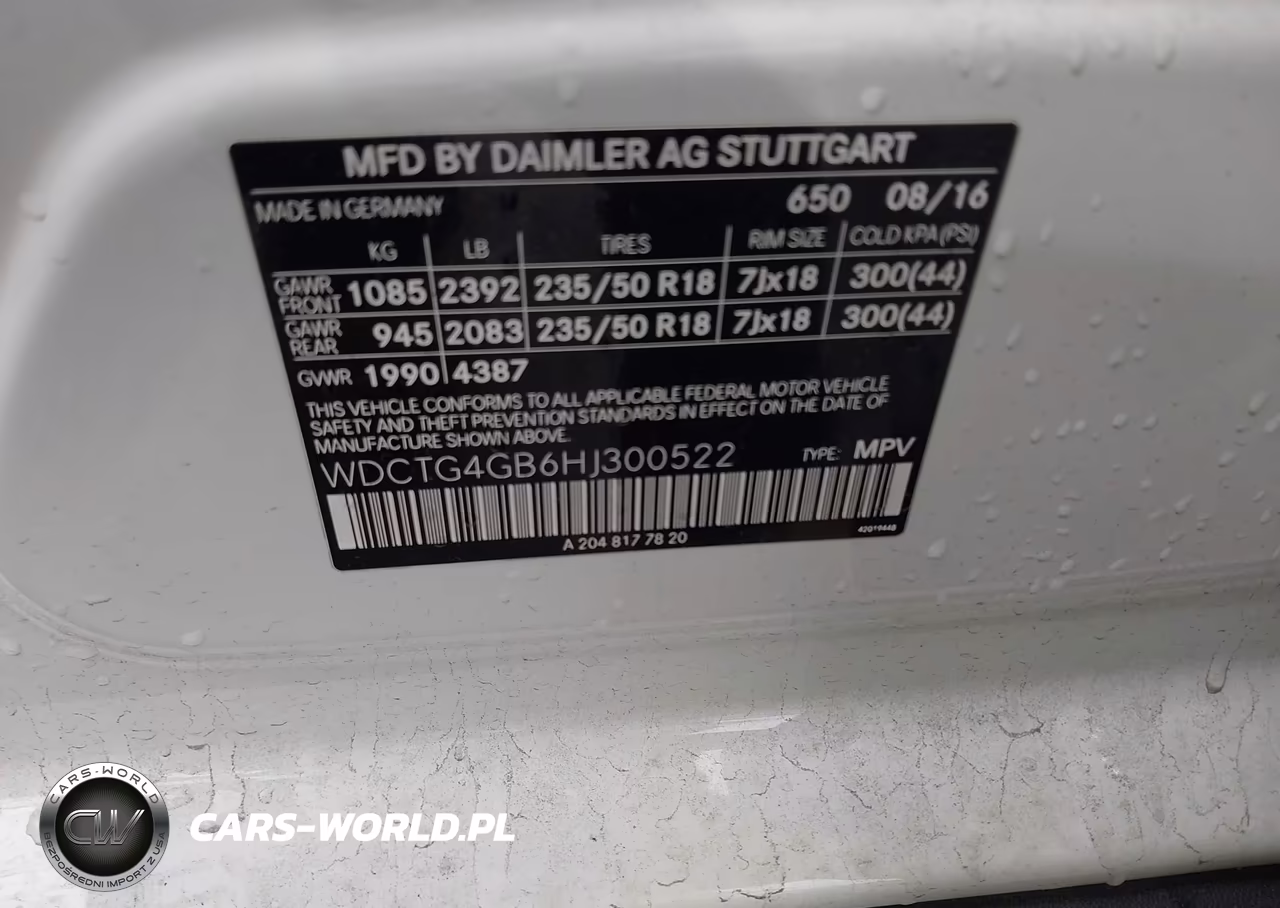 2017 Mercedes-Benz Gla 250 4Matic VIN:WDCTG4GB6HJ300522 - 9