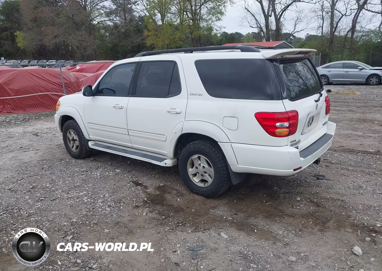 2002 Toyota Sequoia Limited V8 VIN:5TDZT38A72S099607 - 3