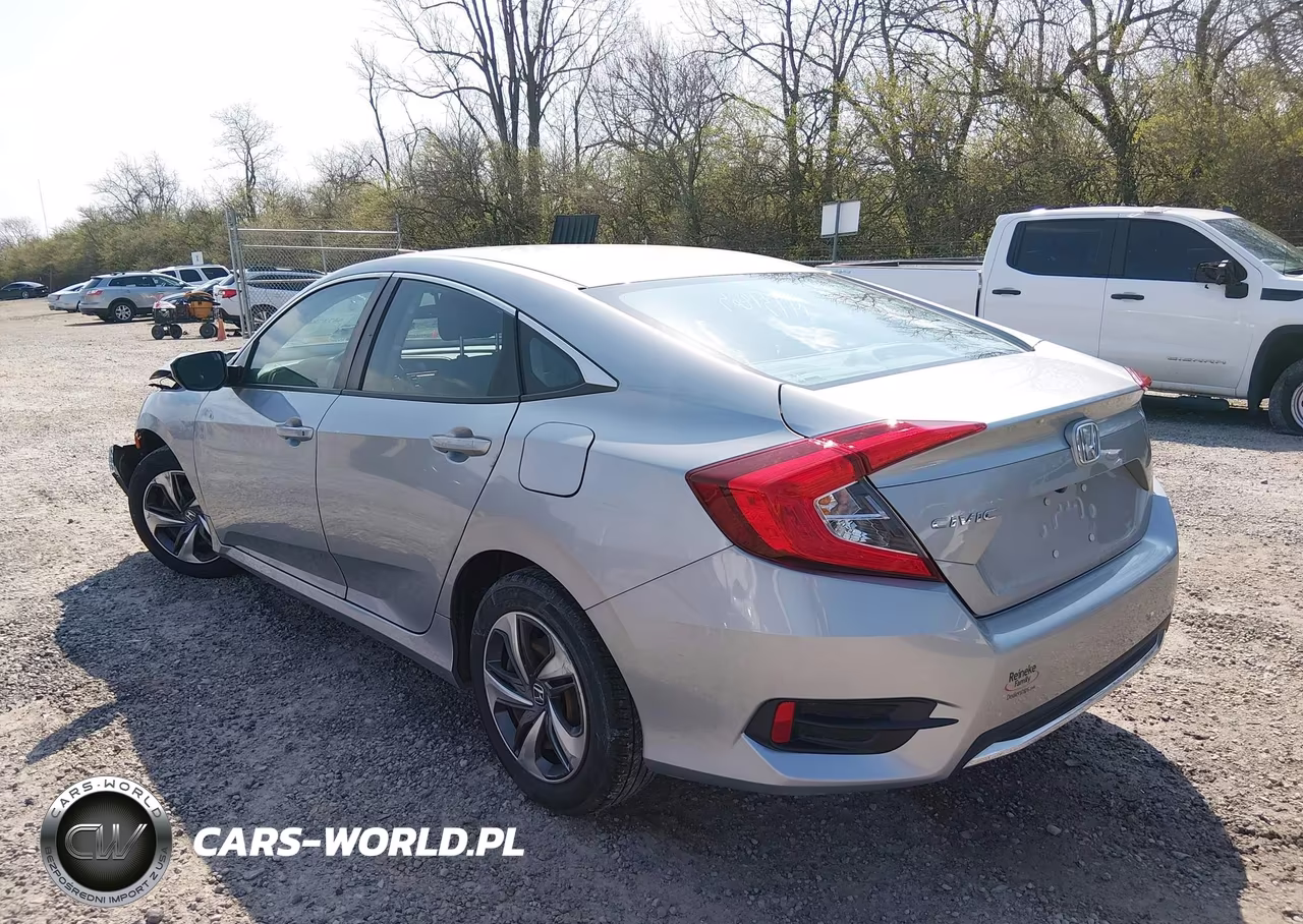 2020 Honda Civic Lx VIN:2HGFC2F67LH590109 - 3