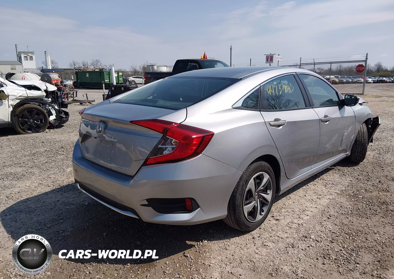 2020 Honda Civic Lx VIN:2HGFC2F67LH590109 - 4
