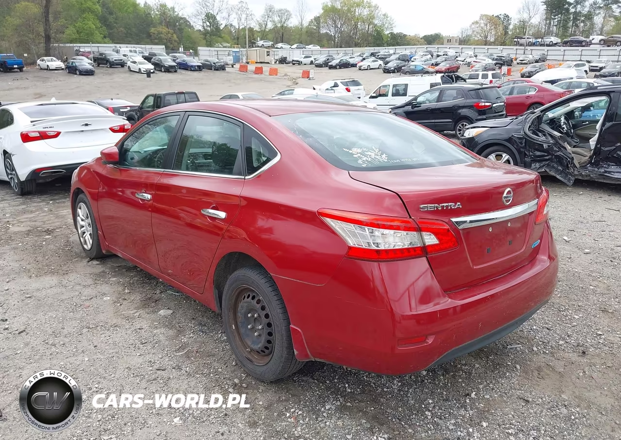 2013 Nissan Sentra S VIN:3N1AB7AP5DL795139 - 3