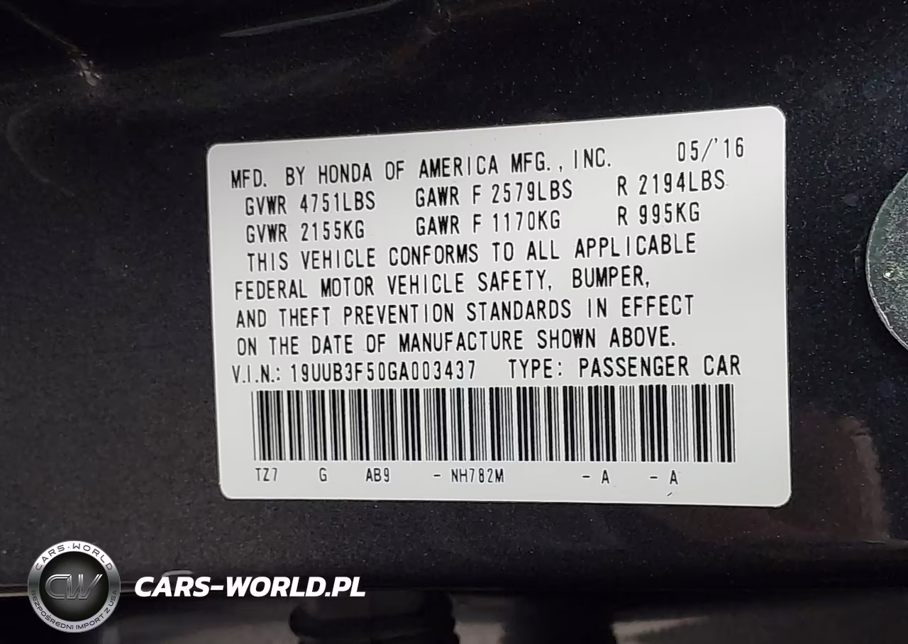 2016 Acura Tlx V6 Tech VIN:19UUB3F50GA003437 - 9