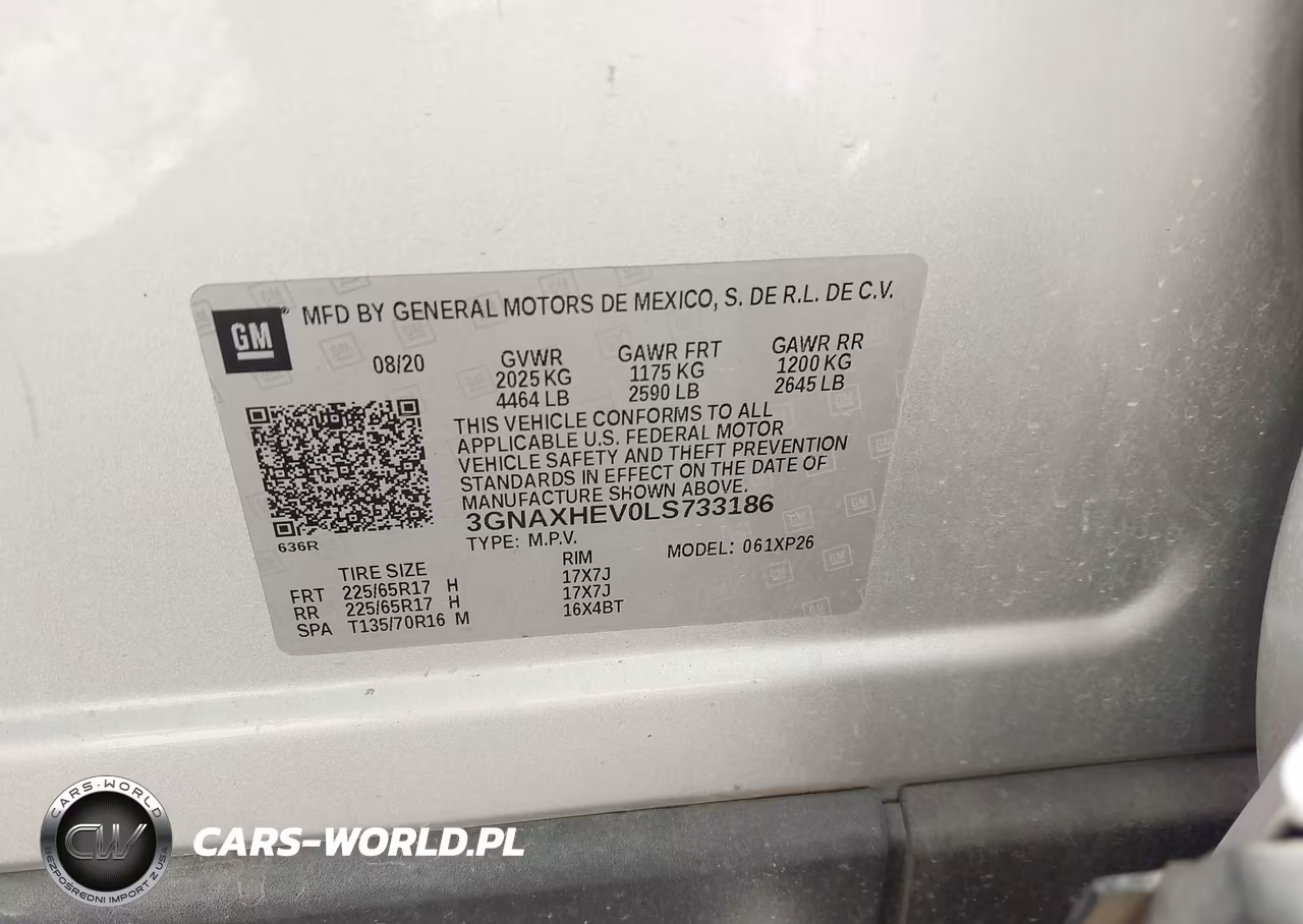 2020 Chevrolet Equinox Fwd Ls VIN:3GNAXHEV0LS733186 - 9