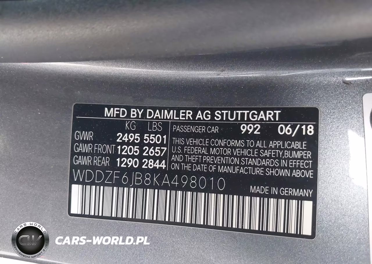 2019 Mercedes-Benz E 450 4Matic VIN:WDDZF6JB8KA498010 - 9