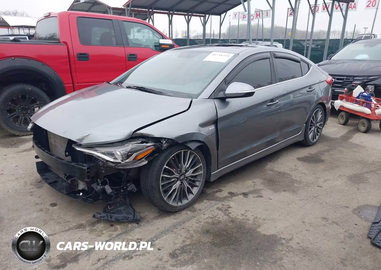 2018 Hyundai Elantra Sport VIN:KMHD04LB8JU546282 - 2