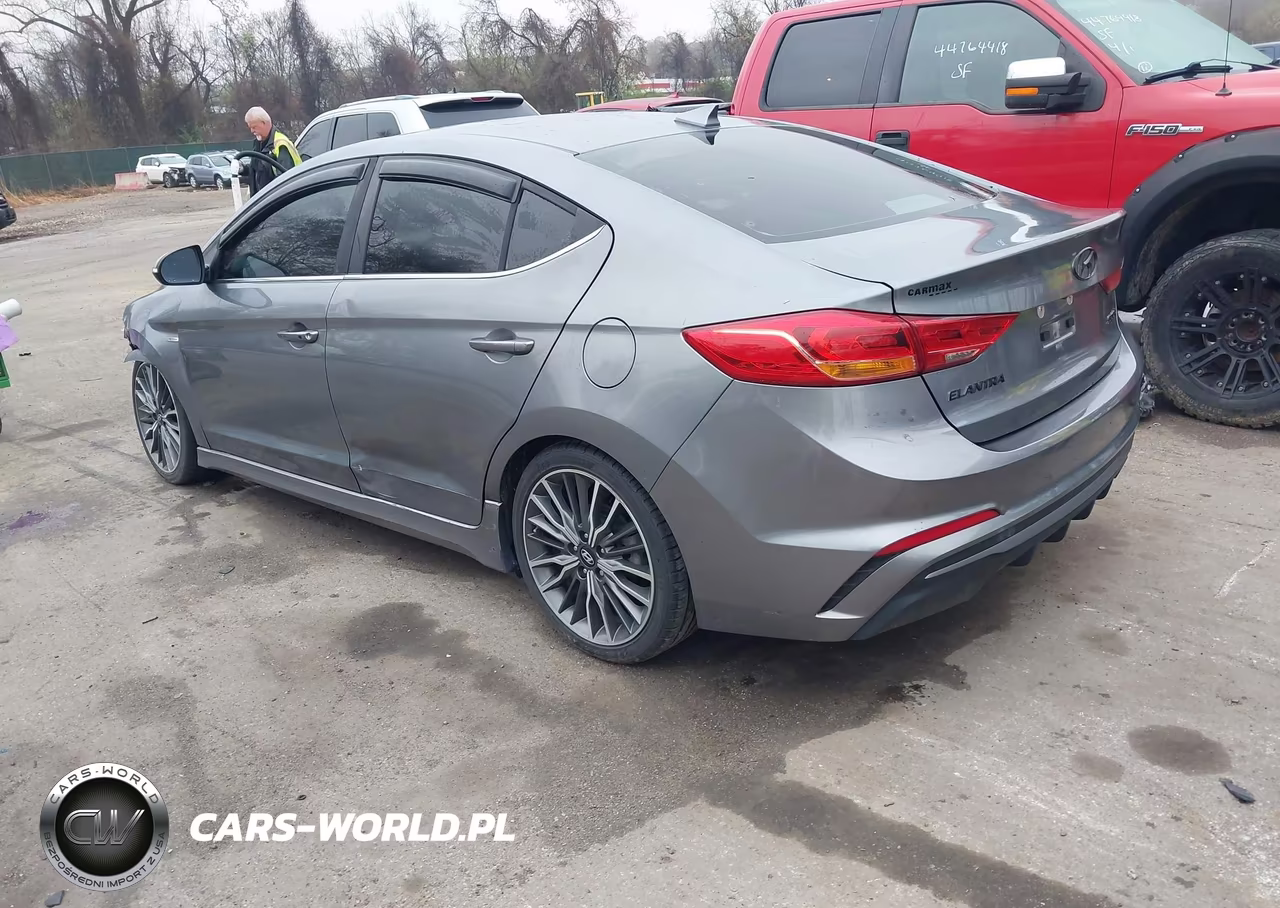 2018 Hyundai Elantra Sport VIN:KMHD04LB8JU546282 - 3