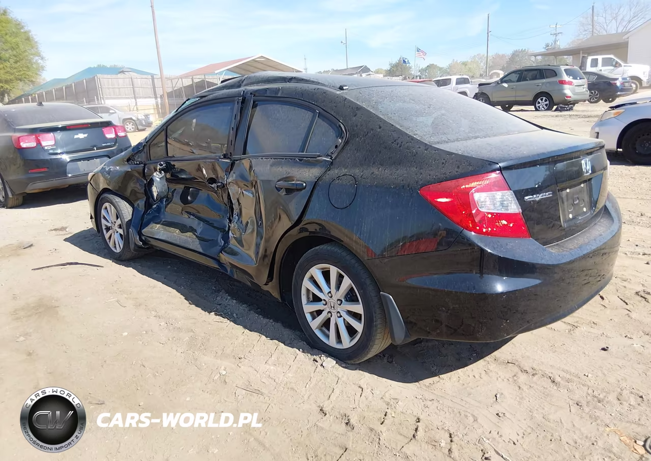 2012 Honda Civic Ex VIN:19XFB2F89CE040716 - 3