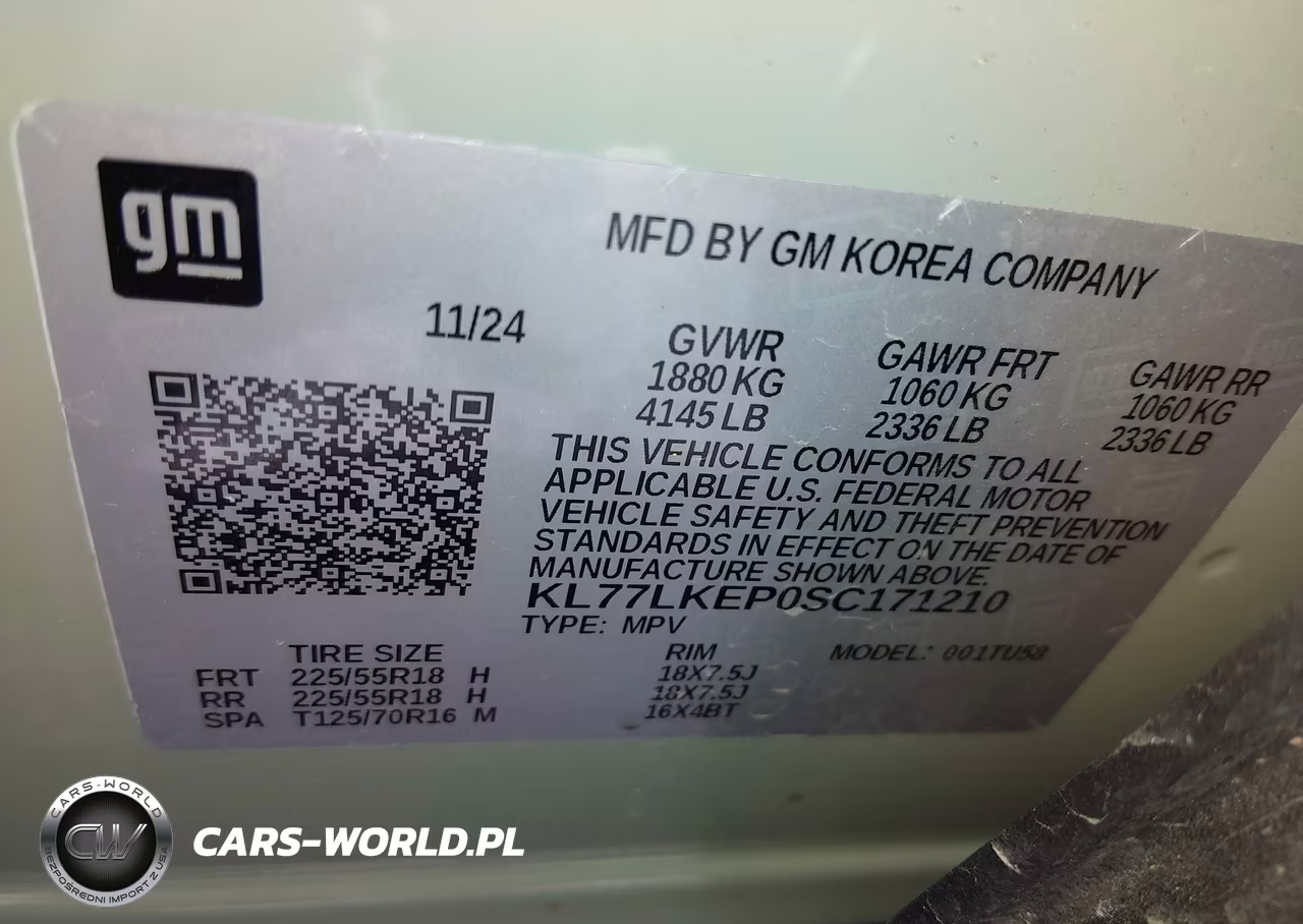 2025 Chevrolet Trax Fwd Activ VIN:KL77LKEP0SC171210 - 9