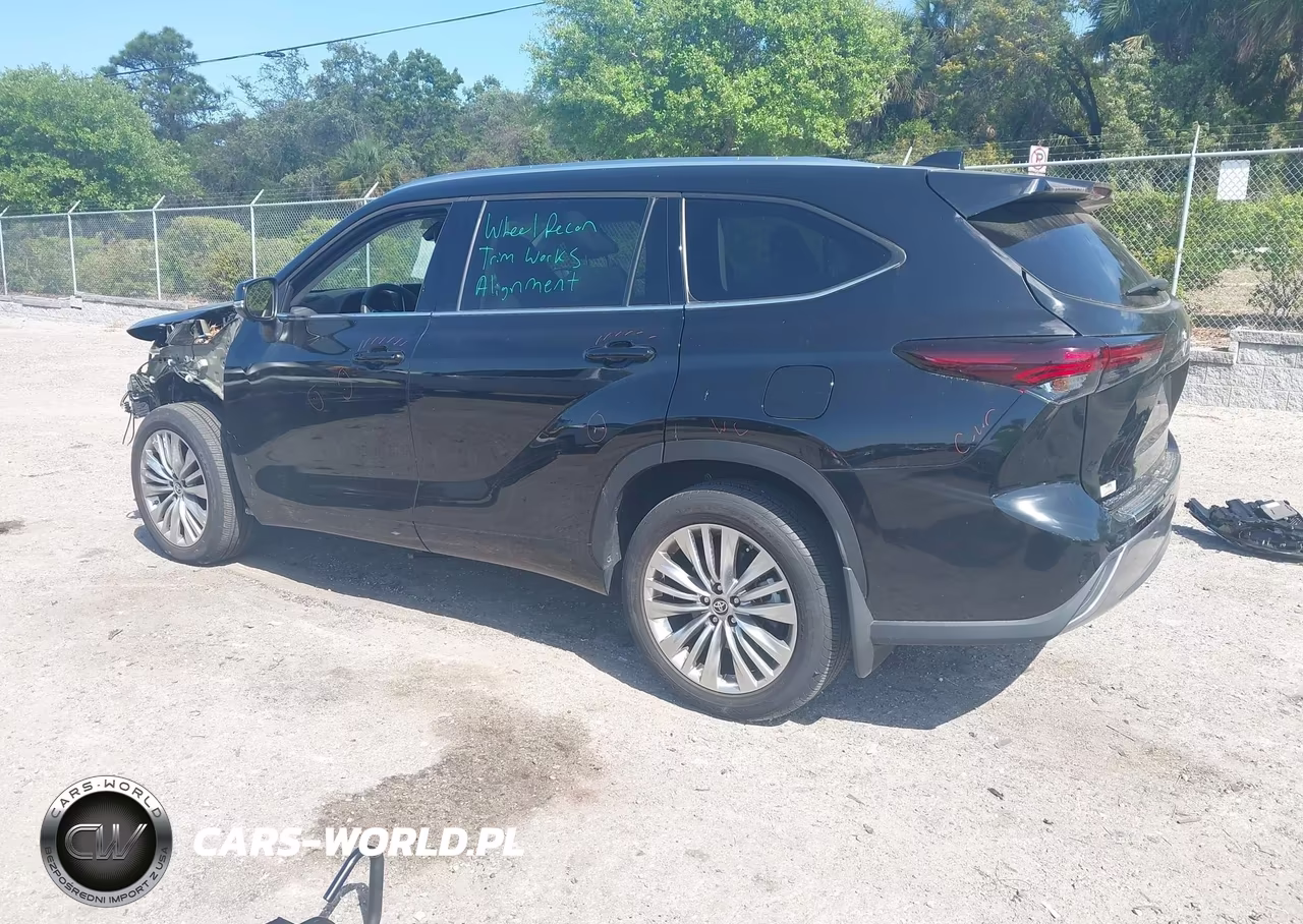 2024 Toyota Highlander Platinum VIN:5TDKDRAH4RS540189 - 3