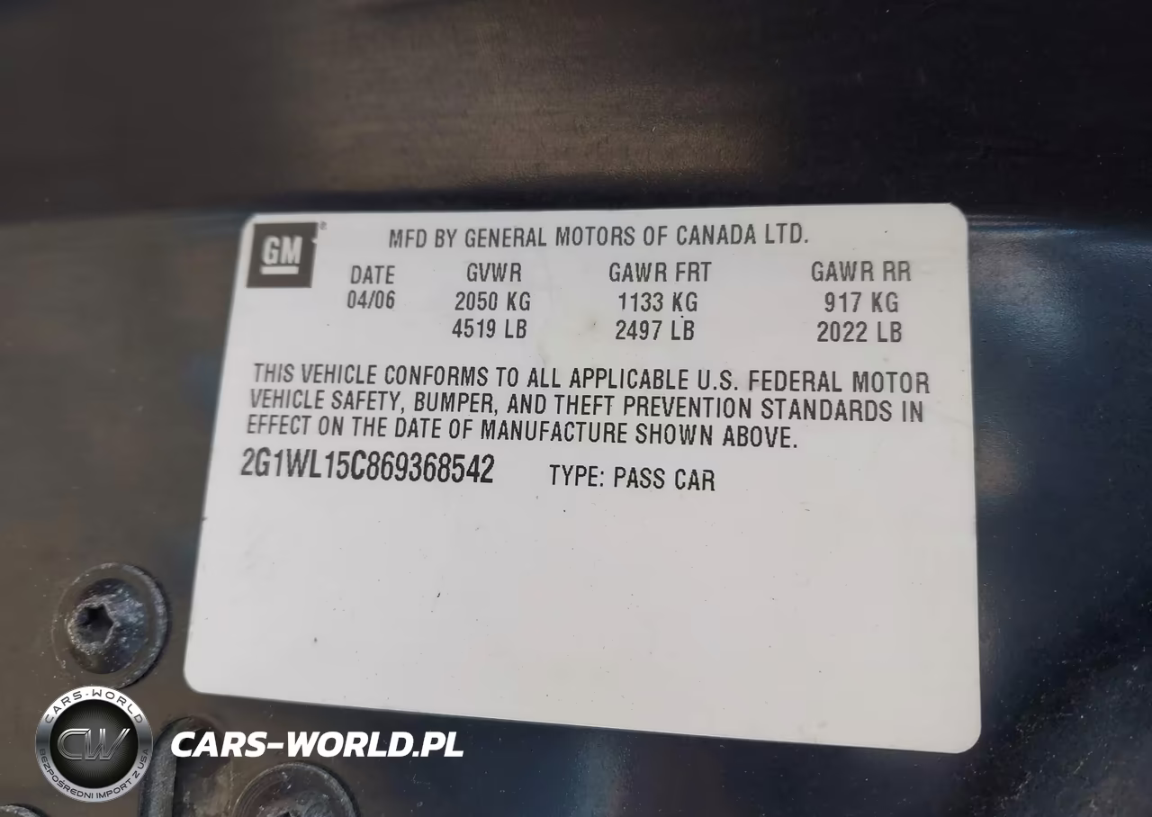 2006 Chevrolet Monte Carlo Ss VIN:2G1WL15C869368542 - 9