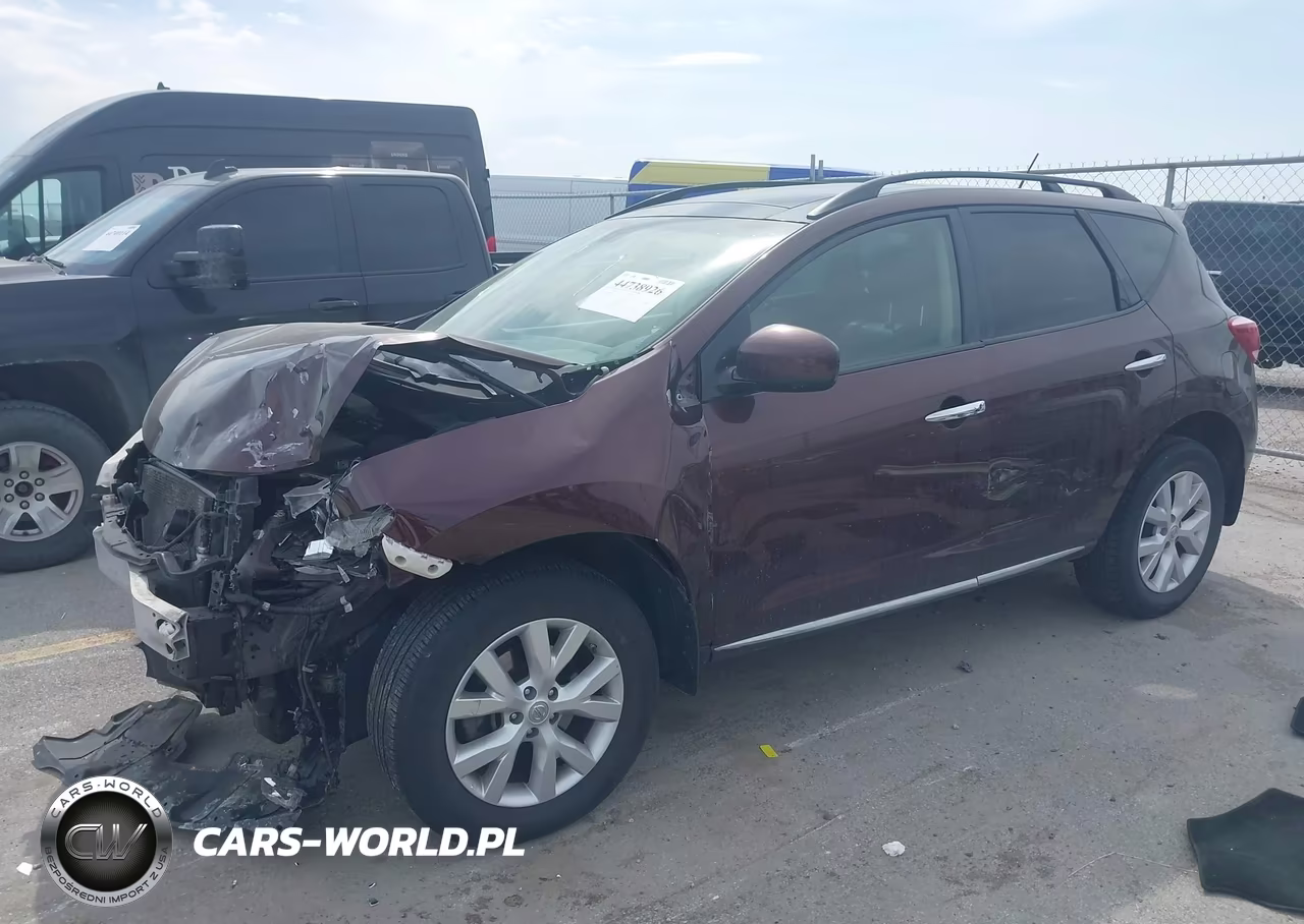 2014 Nissan Murano Sl VIN:JN8AZ1MW5EW515566 - 2