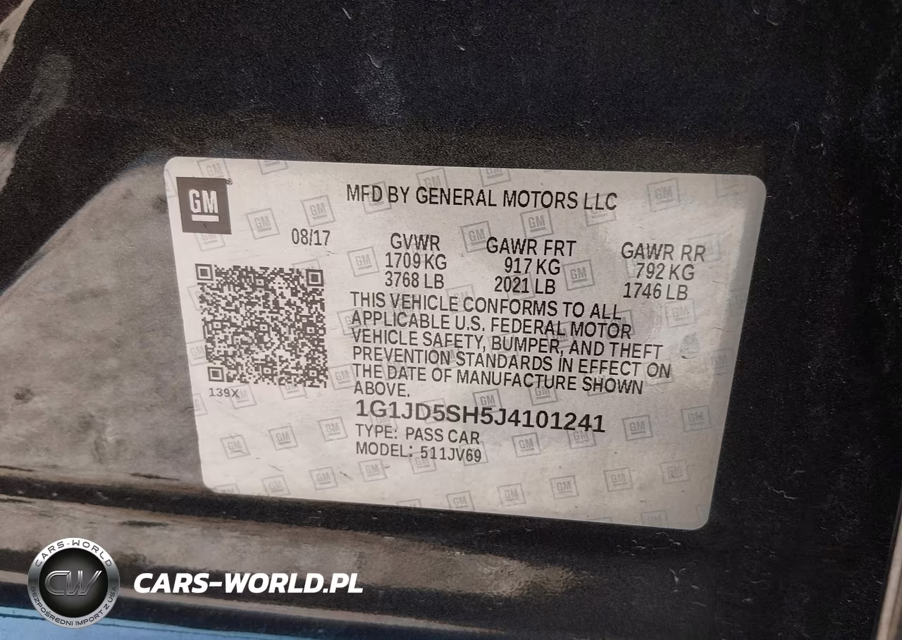 2018 Chevrolet Sonic Lt Auto VIN:1G1JD5SH5J4101241 - 9