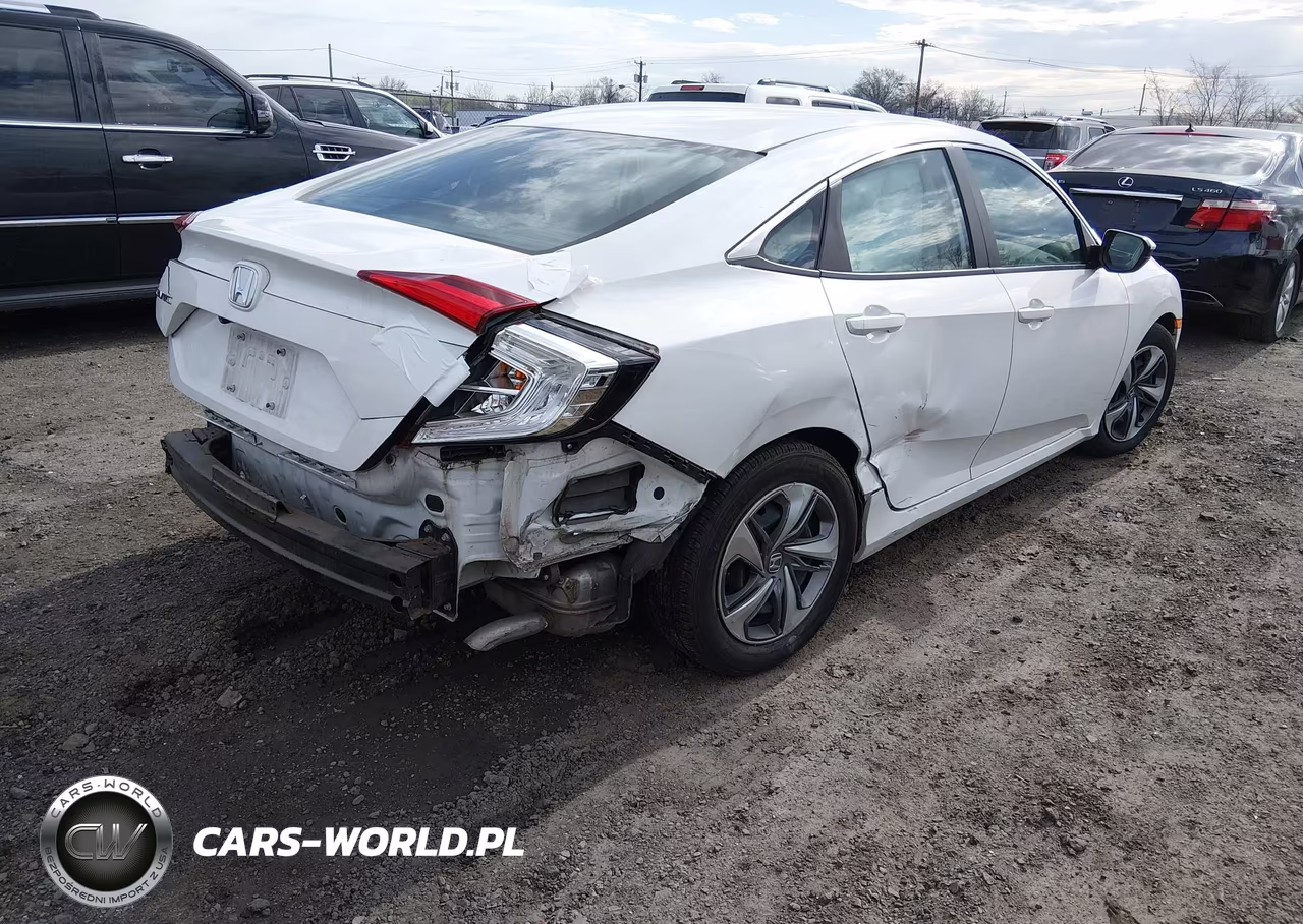 2019 Honda Civic Lx VIN:2HGFC2F63KH540483 - 4