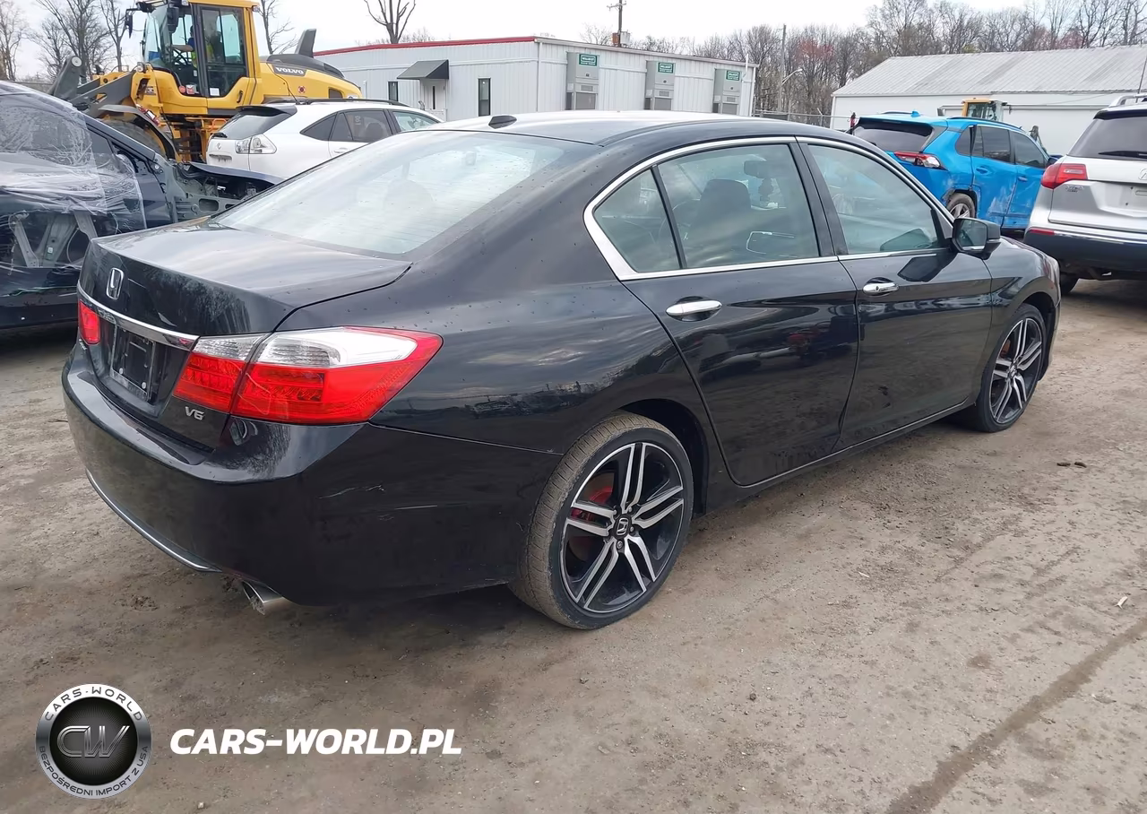 2014 Honda Accord Ex-L V-6 VIN:1HGCR3F83EA002507 - 4