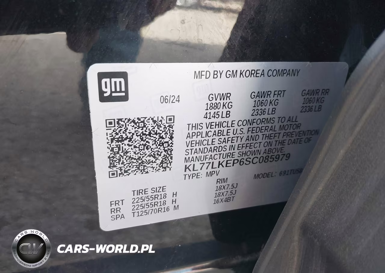 2025 Chevrolet Trax Fwd Activ VIN:KL77LKEP6SC085979 - 9