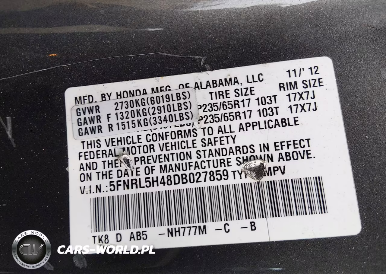 2013 Honda Odyssey Ex VIN:5FNRL5H48DB027859 - 9