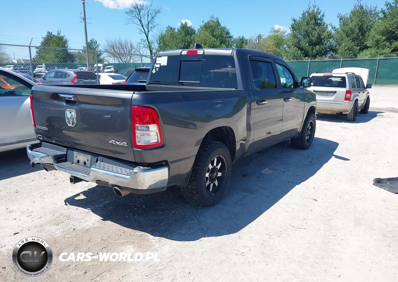 2019 Ram 1500 Big Horn-Lone Star 4X4 5'7 Box VIN:1C6SRFFT0KN714470 - 4