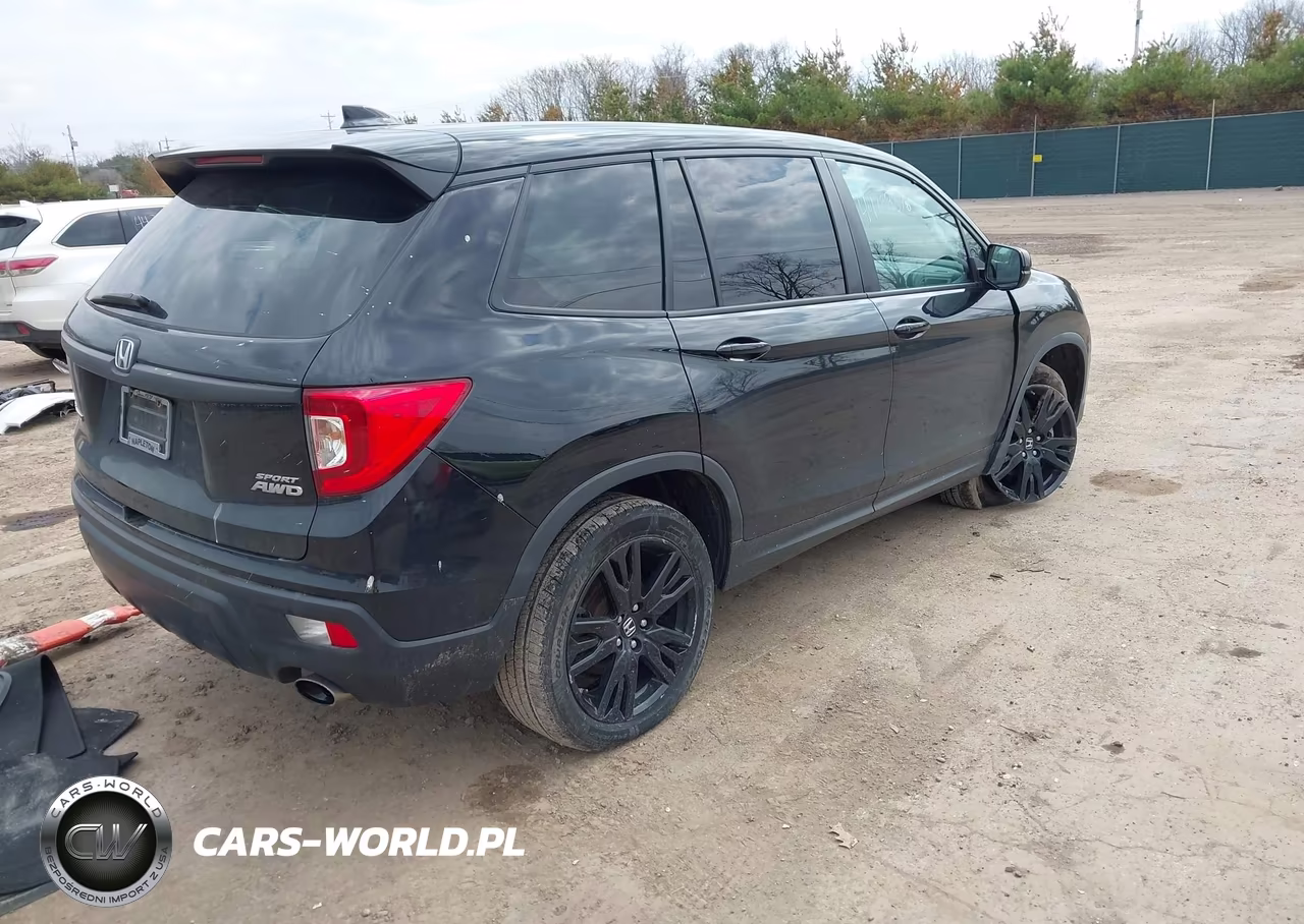 2020 Honda Passport Awd Sport VIN:5FNYF8H29LB000462 - 4