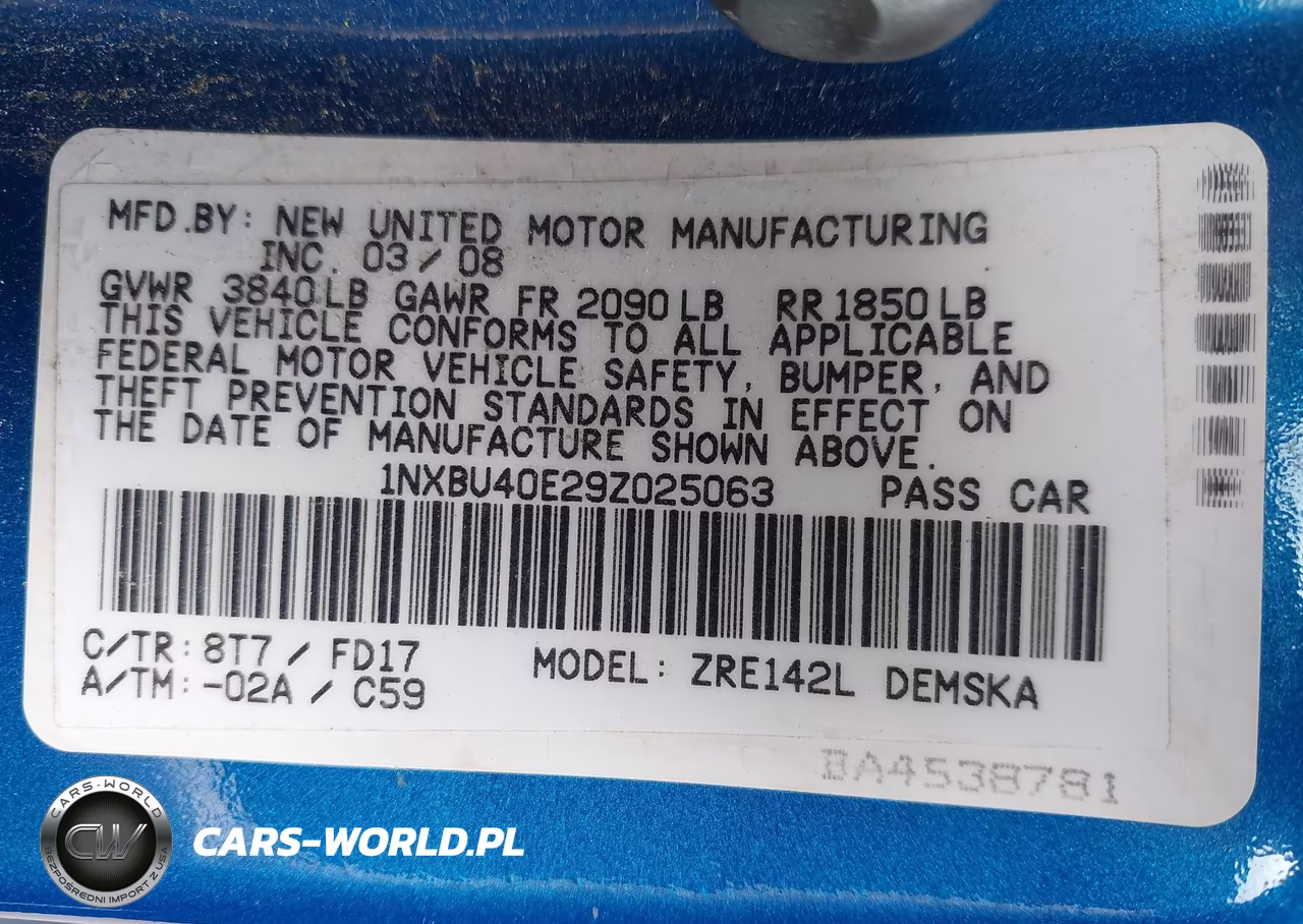 2009 Toyota Corolla S VIN:1NXBU40E29Z025063 - 9