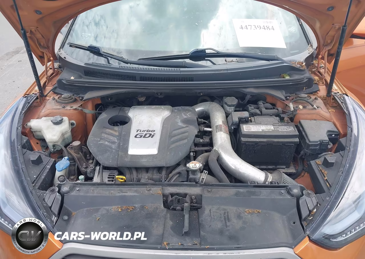2016 Hyundai Veloster Turbo VIN:KMHTC6AEXGU281353 - 10