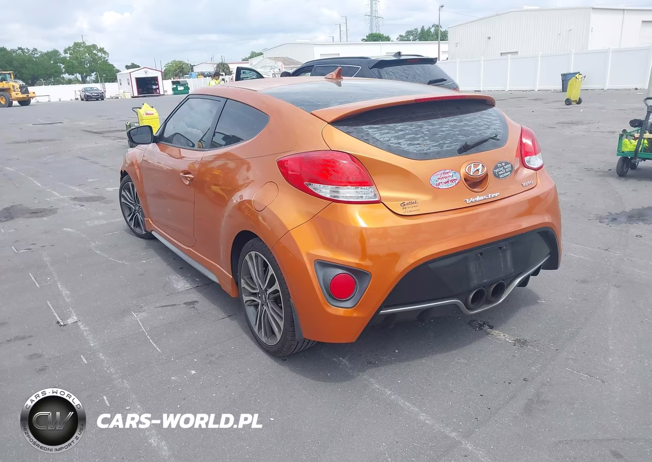 2016 Hyundai Veloster Turbo VIN:KMHTC6AEXGU281353 - 3