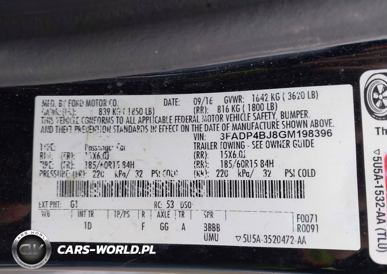 2016 Ford Fiesta Se VIN:3FADP4BJ8GM198396 - 9