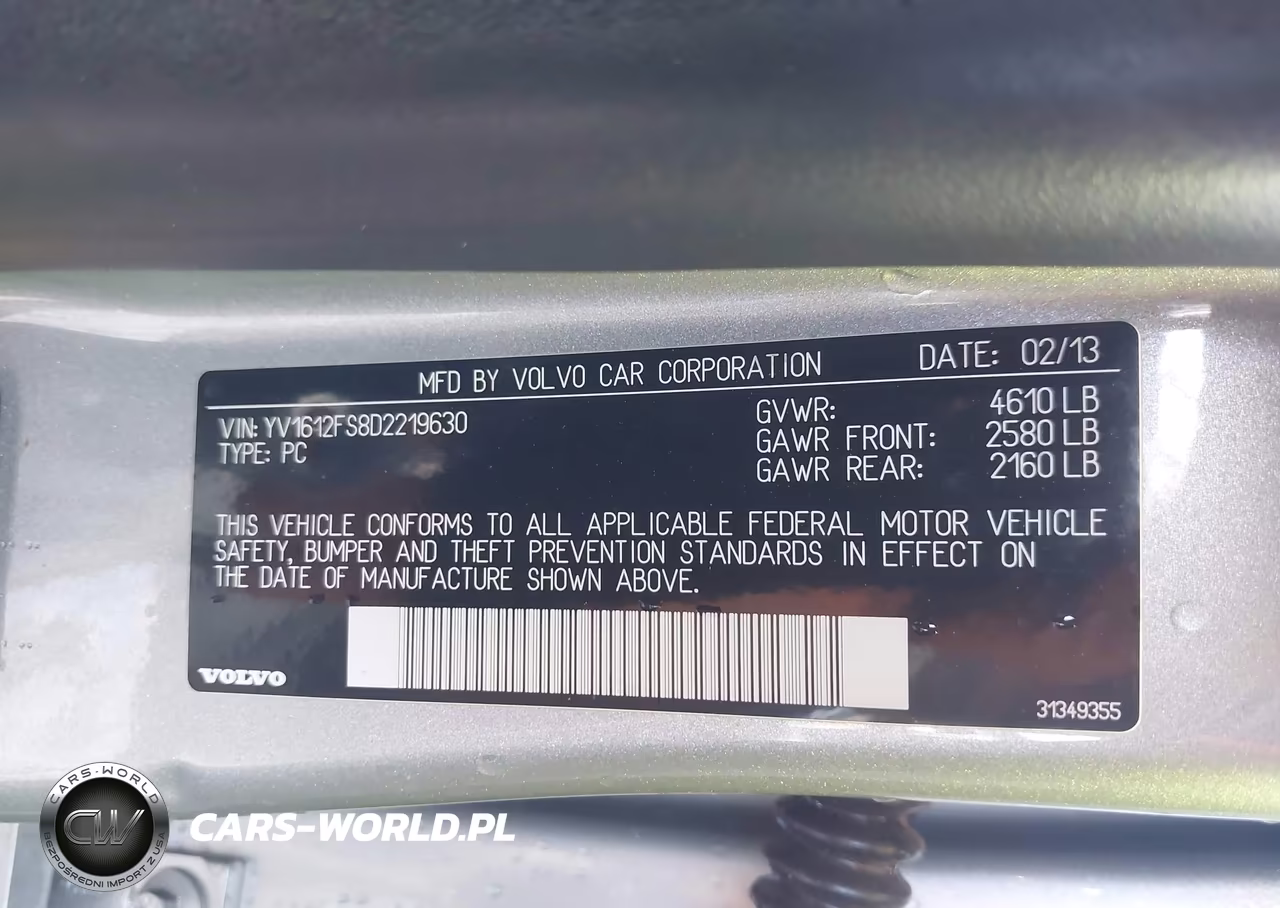 2013 Volvo S60 T5 VIN:YV1612FS8D2219630 - 9