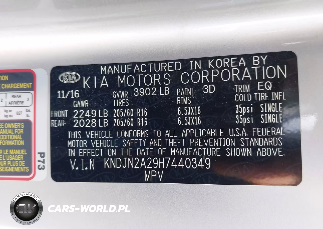 2017 Kia Soul VIN:KNDJN2A29H7440349 - 9