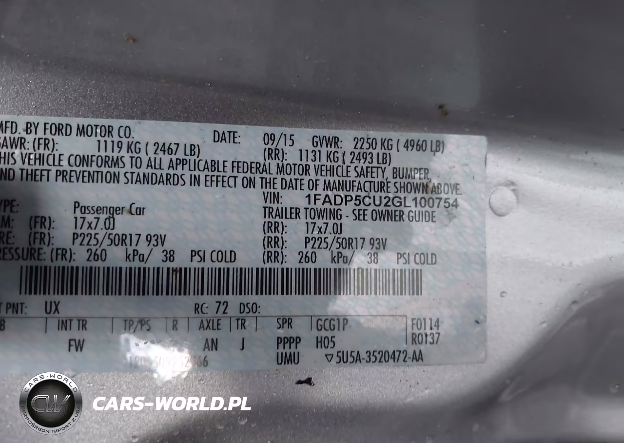 2016 Ford C-Max Energi Sel VIN:1FADP5CU2GL100754 - 9