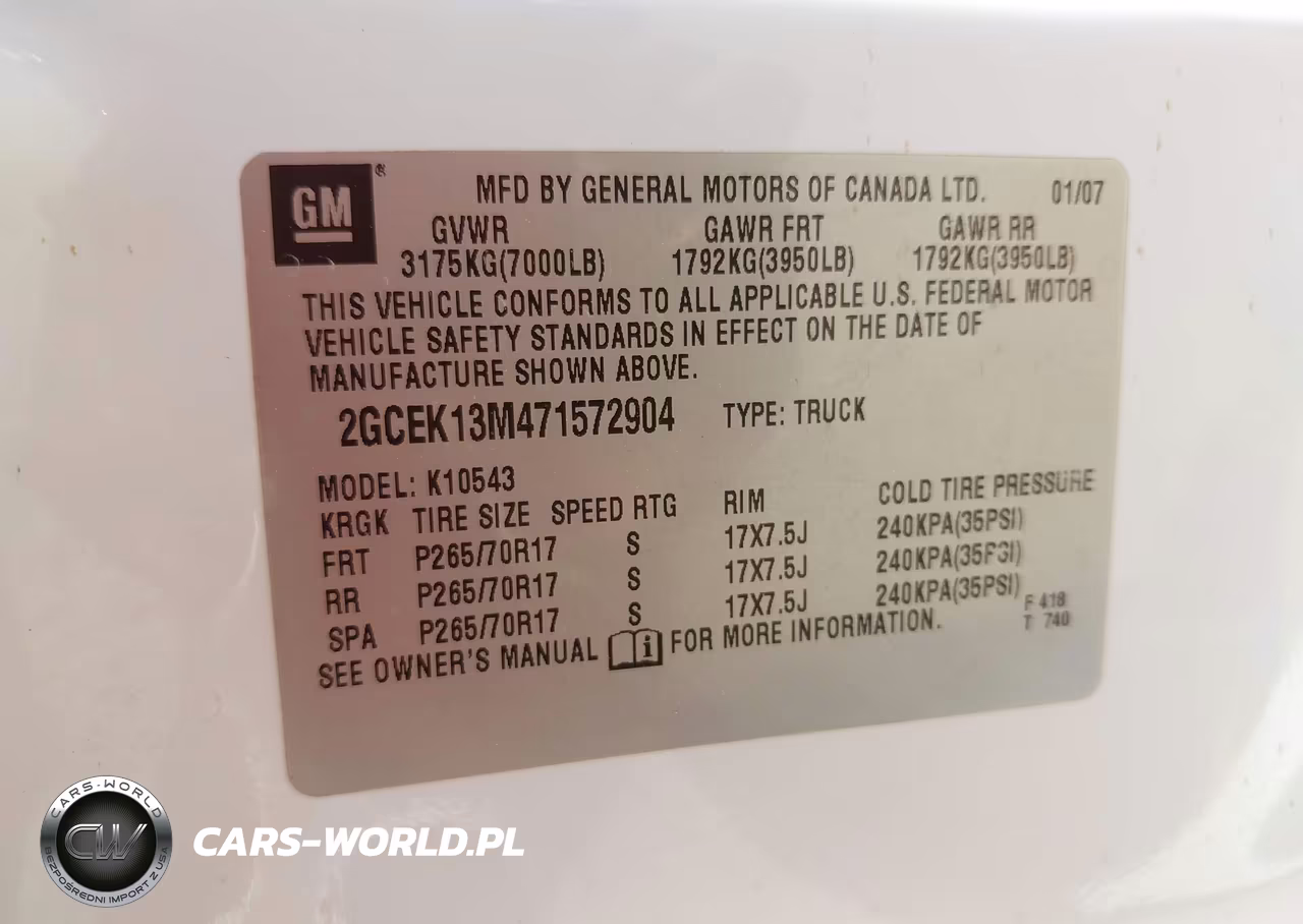 2007 Chevrolet Silverado 1500 Ltz VIN:2GCEK13M471572904 - 9