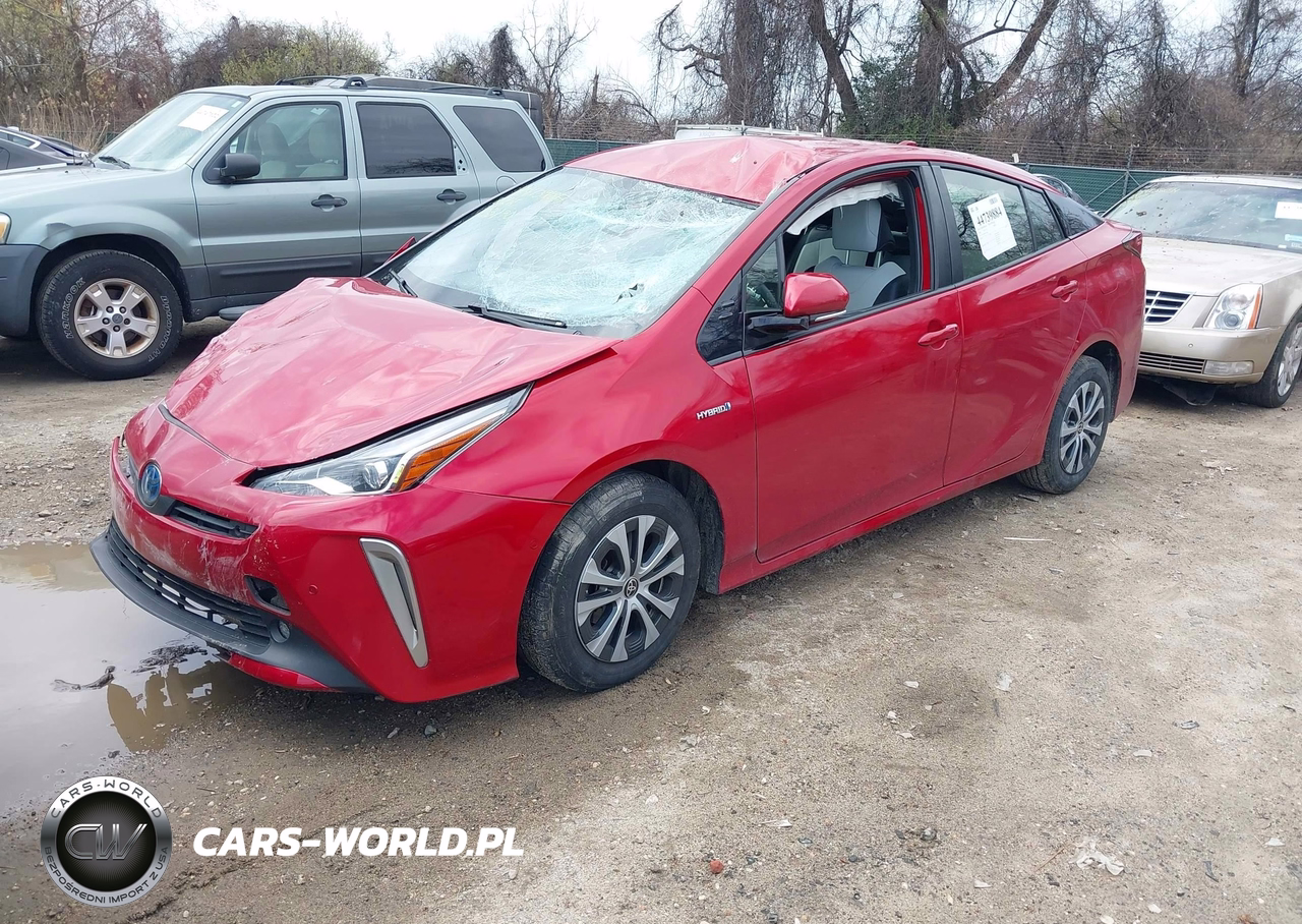 2020 Toyota Prius Xle Awd-E VIN:JTDL9RFU4L3014021 - 2